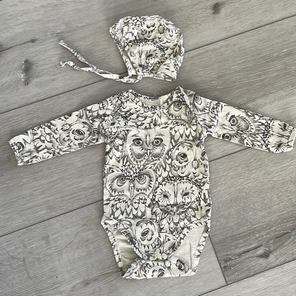 Soft by soft gallery onesie and a hat